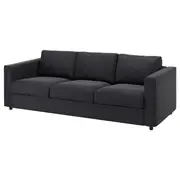 VIMLE 3-seat sofa-bed, Hillared anthracite