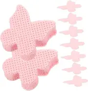 Ipetboom 200 Sheets Lint Nail Wipes Soft Nail Polish Remover Pads for Gentle Cleaning Heart Shaped Design and Maintenance