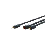 Clicktronic 3.5mm AUX to RCA Cable - 3m (Black)