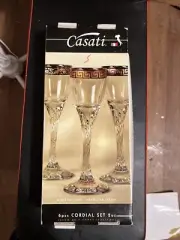 Aramco Imports Casati 6 Piece Cordial Set 2 Oz Made In Italy