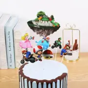 8pc Super Mario Cake Toppers Birthday Party Decoration