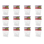 12x 3pc Home Leisure Bottle Seals Assorted Colours Kitchen Food Cooking Decor