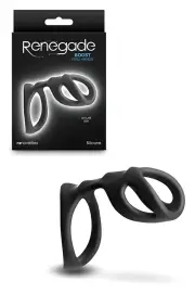 nsnovelties Renegade Boost 4.3" Penis Harness with Cock Ring & Textured Sheath