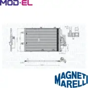 CONDENSER AIR CONDITIONING 350203770000 FOR OPEL COMBO/Tour/Box/Body/MPV 1.6L