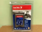 Sandisk 6-in-1 PCMCIA PC Card Mem Adapter SD SDHC XD M/H SM MMC MS (SDAD-67-A10)