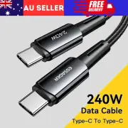 Essager USB Type C to USB-C Cable Charge PD Quick Charging Data Fast Charger