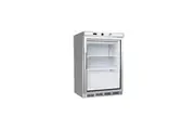 HF200G S/S Display Freezer with Glass Door
