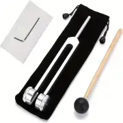 128 Hz Tuning Fork Set Weighted Bio-Acoustic Tuning Fork for Healing Chakra,Soun