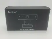 Webcam with Microphone, 2K Webcam Streaming Computer Web Camera - USB PORT