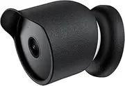 Compatible with Google Nest Cam Case Cover Outdoor or Indoor, Waterproof & Dustproof Silicone Protective Camouflage Camera Skin, All Weather Protectior, Easy Installation (Black)