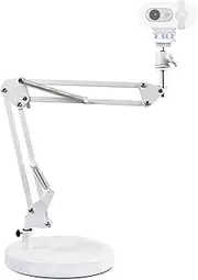 White Webcam Magnetic Stand Holder for Logitech Brio 100 300 500,C270,C310,StreamCam,MX Brio 4K,C920,C922,C930,C925,C615 webcams