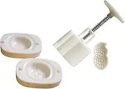 UTHCLO Peanut Mold 2pcs Moon Cake Moulds for Baking Handmade Mould Kitchen Gadget Baking Tool
