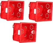 WHAMVOX 3pcs Box Switch Box Boxes Red