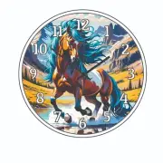 Wild Mustang Horse Montana Wall Clock art Time Piece Home Decor Photo Art