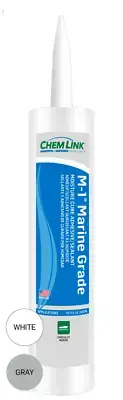 M-1 MARINE ADHESIVE/SEALANT - 10.1OZ - WHITE (CHEM LINK - F1274)