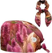[YTYVAGT] Scrub Caps Women,Scrub Hats Suitable for Women,American Cocker Spaniel Clover Dog