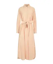 Forte Forte Long Button-Up Shirt Dress 0 pink