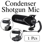1xComica Lightweight Condenser Shotgun Lite Microphone For DSLRs and Smartphones