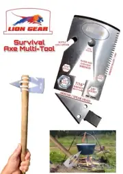 SURVIVAL CARD AXE Hunting Knife Fishing Credit Card Size Multi-Tool