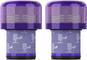 [Bibemorol] Filter Replacement Compatible with Dyson V11 Torque Drive V11 Animal V11 Extra V15 Detect SV14 Cordless Vacuum Cleaner, Compare to Part 970013-02 (2Pack)