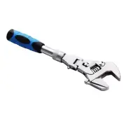 10 Ratchet Wrench Adjustable Torque Wrench 180° Folding Spanner for Household