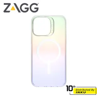 ZAGG Iridescent/Snap iPhone14/Pro/Max/Plus Magsafe幻彩防摔保護殼 抗菌