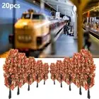 Useful Model Trees Scenery 15Pcs Decoration Garden Landscape Miniature