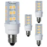 Diodesy 4PK LED T6 Mini Light Bulb, E12, 4.5W, 40W, 3000K, 400LM, CRI80, 120V