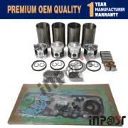 Overhaul Rebuild Kit For Mitsubishi K4M Engine B25 S30 B30 S550 B550 S580 Loader