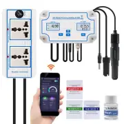 WIFI Aquarium Tank Seawater Salt Tester Monitor PH Salinity Controller Meter