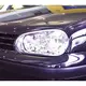 ~圓夢工廠~ VW 福斯 Golf 4 1998~2002 鍍鉻車燈框 前燈框 大燈框 鍍鉻銀燈框飾貼