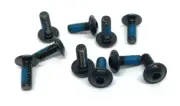 Fox Mud Guard Bolts 36/38/40mm - Black, 10 Pack