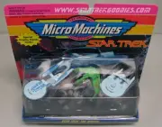 Star Trek MicroMachines #2 MOVIES with RARE NX VERSION Excelsior - Galoob 1993!