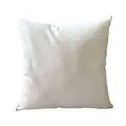 Cotton Canvas Cushion Cover Pillow Case - White