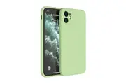 NewBee NB-PHC-I12-GN Silicone Shockproof Green Case Cover for iPhone 12 with Lens Protection