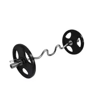 47kg Olympic Barbell Weight Set - 120cm Super Curl Bar + 40kg Weight Plates Home Gym