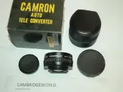 2X CAMRON TELE CONVERTER LENS NEW for PENTAX M42 SCREW MOUNT CAMERAS ES COUPLED