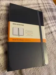 NEW MOLESKINE Medium Ruled Hardcover Notebook NAVY BLUE 4.5" X 7" SEALED 6666