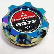 NEO CHROME DOHC ENGINE OIL CAP FOR MITSUBISHI DIAMANTE 3000GT TURBO 6G72 3.0L (for: Mitsubishi)