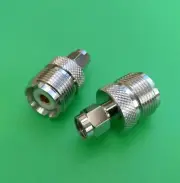 (1 PC) SMA Male to UHF Female Connector - USA Seller