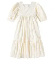 [C'era Una Volta] C'era Una Volta Mina cotton dress Y 12 white