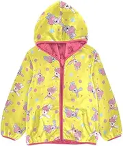 [Caihoyu] Girls Sherpa Lined Zip Hooded Sweatshirt Boys Outerwear Jackets