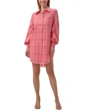 Trina Turk Aisling Silk-Blend Mini Dress
