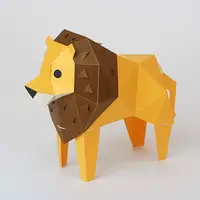 在飛比找有設計U design優惠-bog craft｜立體動物紙藝 獅子／TINY