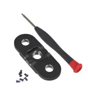 Black Replacement Adapter Mount w/ 1/4 Tripod Port for GoPro Hero 11 10 9 8 Max