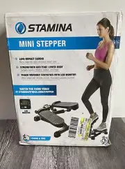 Stamina Mini Stepper Exercise with Monitor Workouts Stair Step Fitness Machines