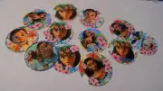 Pre Cut One Inch Bottle Cap Images Cartoon Moana Free Ship