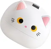 Hoement Cute Tissue Box Cover Cat Design Stylish Tissue Case for Household Decor
