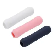 3pcs Pen Grip Silicone Case Silicone Ergonomic, White Blue Pink