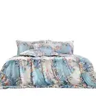 100% Mulberry Silk Bedding Sets Quilt Cover Flat Sheet 2 Pillowcases Flowers Set